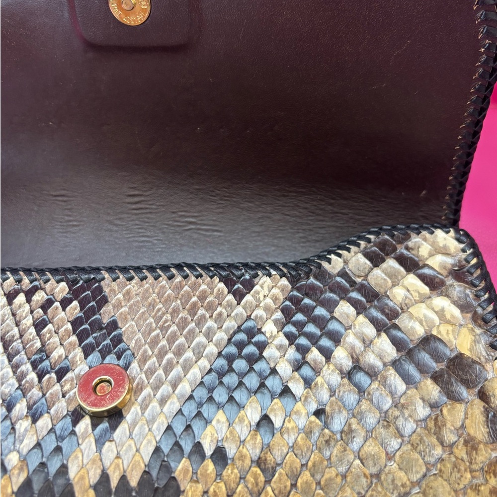 Genuine Python Snake Skin Purse - image 6